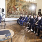 Muzeum Narodowe w Kielcach w elitarnym gronie z mecenasem - Radio Kielce 12.05.2023. Kielce. Pałac Biskupów Krakowskich. Podpisanie umowy o współpracy pomiędzy Muzeum Narodowym w Kielcach a PGE. Przemawia dyrektor Muzeum Robert Kotowski / Fot. Jarosław Kubalski - Radio Kielce