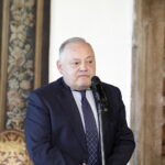 Muzeum Narodowe w Kielcach w elitarnym gronie z mecenasem - Radio Kielce 12.05.2023. Kielce. Pałac Biskupów Krakowskich. Podpisanie umowy o współpracy pomiędzy Muzeum Narodowym w Kielcach a PGE. Prezes PGE Wojciech Dąbrowski / Fot. Jarosław Kubalski - Radio Kielce