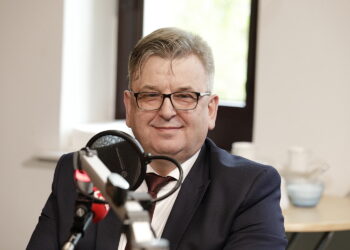 15.05.2023 Radio Kielce. Studio Polityczne. Tomasz Pleban - Prawo i Sprawiedliwość / Fot. Jarosław Kubalski - Radio Kielce