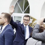 20.05.2023. Skalbmierz. Premier Mateusz Morawiecki z wizytą w domu seniora. / Fot. Jarosław Kubalski - Radio Kielce
