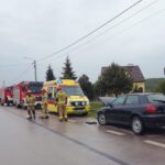 18.05.2023. Szewce. Wypadek / źródło: KM PSP Kielce