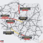 PŁATNE ODCINKI AUTOSTRAD W POLSCE / źródło: GDDKiA