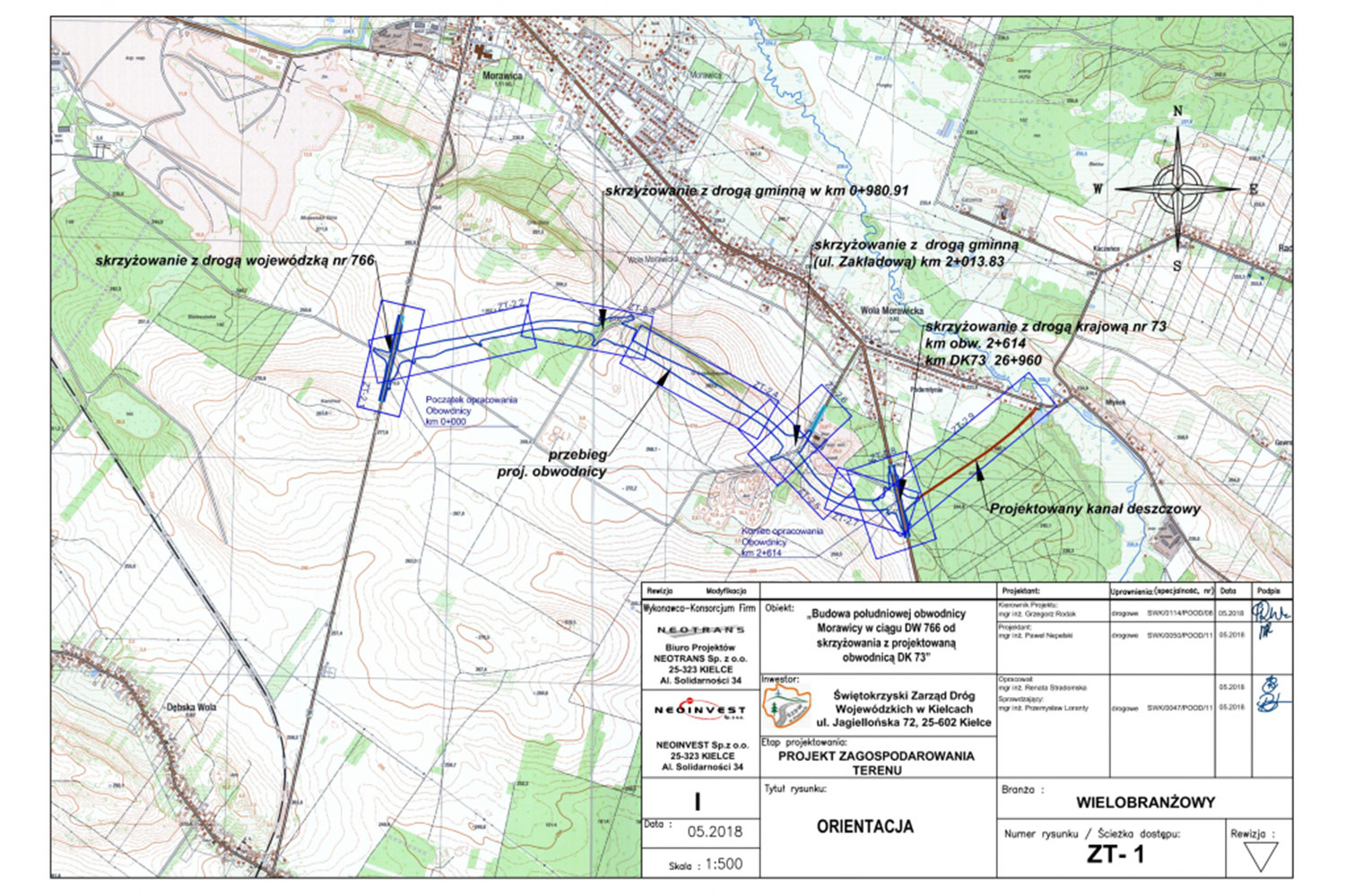 Południowa obwodnica Morawicy / źródło: morawica.pl