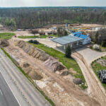 Budowa trasy S7 w województwie mazowieckim. Na zdjęciu MOP Załuski / źródło: GDDKiA