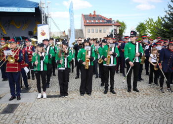 14.05.2023. Daleszyce. XIV Powiatowy Przegląd Orkiestr Dętych / Fot. Wiktor Taszłow - Radio Kielce