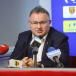 22.05.2023. Kielce. Konferencja w sprawie organizacji Dnia Dziecka pod hasłem „Gramy z Biało Czerwoną”. Na zdjęciu: Robert Janus - prezes Świętokrzyskiej Federacji Sportu w Kielcach / Fot. Wiktor Taszłow - Radio Kielce