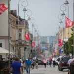 24.04.2023. Kielce. Ulica Sienkiewicza. Budzenie Sienkiewki / Fot. Wiktor Taszłow - Radio Kielce