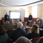 12.05.2023. Kielce. Dyskusja publiczna w UM Kielce na temat rozwiązań przyjętych w projekcie planu zagospodarowania przestrzennego dla Baranówka. / Fot. Wiktor Taszłow - Radio Kielce