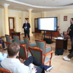 12.05.2023. Kielce. Dyskusja publiczna w UM Kielce na temat rozwiązań przyjętych w projekcie planu zagospodarowania przestrzennego dla Baranówka. / Fot. Wiktor Taszłow - Radio Kielce