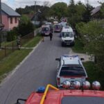08.05.2023. Chotów. Wypadek / Fot. KW PSP