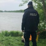 Brzostków. Poszukiwania zaginionego wędkarza / Fot. KPP w Busku-Zdroju