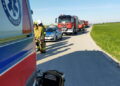 Motocyklista wjechał do rowu. W ciężkim stanie trafił do szpitala