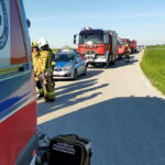 Motocyklista wjechał do rowu. W ciężkim stanie trafił do szpitala