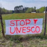 Magonie, Protest mieszkańców. / Fot. Zbigniew Dąbrowski