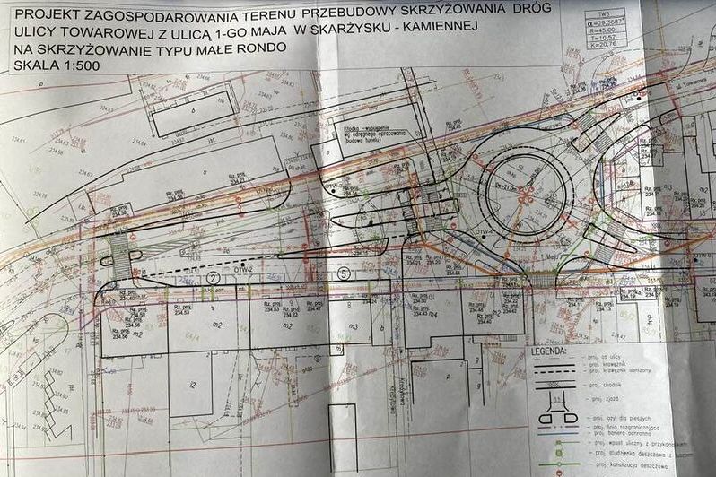 Lada moment rozpoczną się prace przy budowie ważnego ronda w Skarżysku-Kamiennej - Radio Kielce