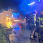 19.06.2023. Piotrów-Porębiska. Pożar stodoły / Fot. KM PSP Kielce