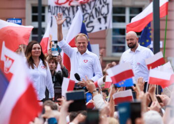 Okła-Drewnowicz i Gierada o wiecu Tuska we Wrocławiu