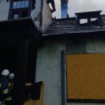 10.06.2023. Suchedniów. Pożar „Willi Poziomskiego" / Fot. mł. asp. Konrad Kosiarski