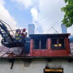 10.06.2023. Suchedniów. Pożar „Willi Poziomskiego" / Fot. mł. asp. Konrad Kosiarski