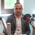 12.06.2023. Kielce. Studio Polityczne Radio Kielce. Na zdjęciu: Piotr Kisiel - Suwerenna Polska / Fot. Wiktor Taszłow - Radio Kielce