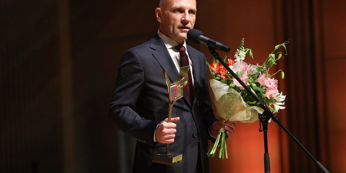 23.06.2023. Kielce. Gala XV edycji nagrody Świętokrzyska Victoria. Na zdjęciu: Jacek Boruciński - prezes Fabryki Kotłów Sefako w Sędziszowie / Fot. Wiktor Taszłow - Radio Kielce