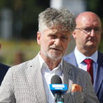 26.06.2023. Kielce. Konferencja Zjednoczonej Prawicy. Na zdjęciu: senator Krzysztof Słoń / Fot. Wiktor Taszłow - Radio Kielce
