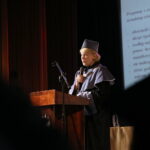 29.06.2023. Kielce. Studenci Collegium Medicum UJK odebrali dyplomy i złożyli przyrzeczenia lekarskie. Na zdjęciu: prof. Marianna Janion - dziekan Collegium Medicum UJK / Fot. Wiktor Taszłow - Radio Kielce