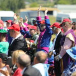 05.06.2023. Masłów. Spotkanie z osobami niepełnosprawnymi. Polowa msza święta pod przewodnictwem biskupa Mariana Florczyka / Fot. Wiktor Taszłow - Radio Kielce