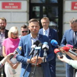 05.06.2023. Kielce. Konferencja przed Świętem Kielc. Na zdjęciu: Marcin Chłodnicki - zastępca prezydenta Kielc / Fot. Wiktor Taszłow - Radio Kielce