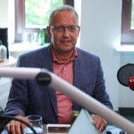 05.06.2023. Kielce. Studio Polityczne Radia Kielce. Na zdjęciu: Krzysztof Sławiński - PO - KO / Fot. Wiktor Taszłow - Radio Kielce