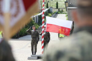 11.06.2023. Chęciny. Przysięga żołnierzy 10. Świętokrzyskiej Brygady Obrony Terytorialnej / Fot. Wiktor Taszłow - Radio Kielce