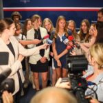 12.06.2023. Kielce. Premiera teledysku i piosenki profilaktycznej „Na przekór hienom i wilkom złym” / Fot. świętokrzyska policja