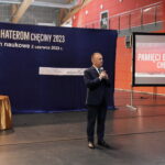 02.06.2023. Chęciny. Seminarium naukowe „Pamięci Bohaterom Chęciny 2023”. Na zdjęciu Robert Jaworski - burmistrz Chęcin. / Fot. Centrum Kultury i Sportu w Chęcinach.