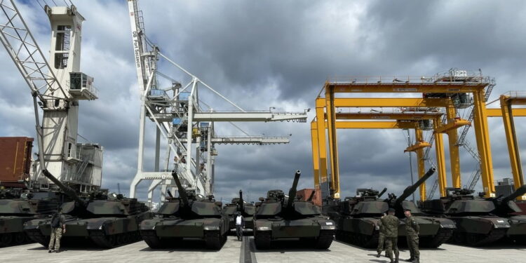 Pierwsza kompania czołgów M1A1 Abrams już w Polsce 