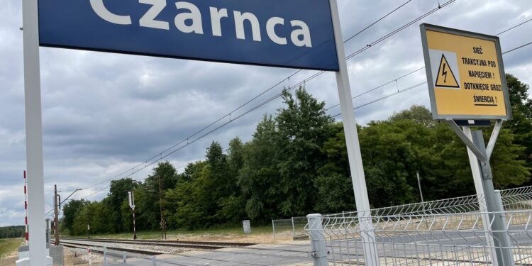 Łącznica w Czarncy to szybsze podróże pociągiem