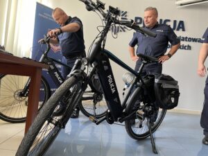 Policjanci w Sielpi będą strzegli bezpieczeństwa także na rowerach elektrycznych