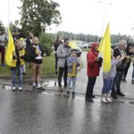 14.06.2023. Kielce. Pożegnanie piłkarzy ręcznych Barlinka Industrii, którzy wyruszyli w drogę na Final Four Ligi Mistrzów do Kolonii / Fot. Jarosław Kubalski - Radio Kielce