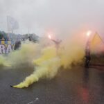 14.06.2023. Kielce. Pożegnanie piłkarzy ręcznych Barlinka Industrii, którzy wyruszyli w drogę na Final Four Ligi Mistrzów do Kolonii / Fot. Jarosław Kubalski - Radio Kielce