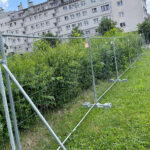 Co się dzieje wokół synagogi? - Radio Kielce 29.06.2023. Kielce. Przygotowania do rewitalizacji pasa między jezdniami na al. IX Wieków Kielc / Fot. Wiktor Taszłow - Radio Kielce