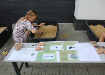 18.06.2023. Wiślica. Muzeum w Wiślicy. Europejskie Dni Archeologii / Fot. Marta Gajda-Kruk – Radio Kielce