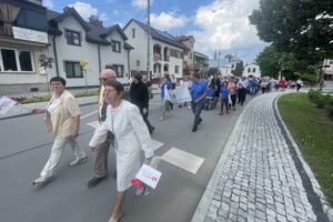 18.06.2023. Koprzywnica. II Marsz dla Życia i Rodziny. / Fot. Grażyna Szlęzak - Radio Kielce.