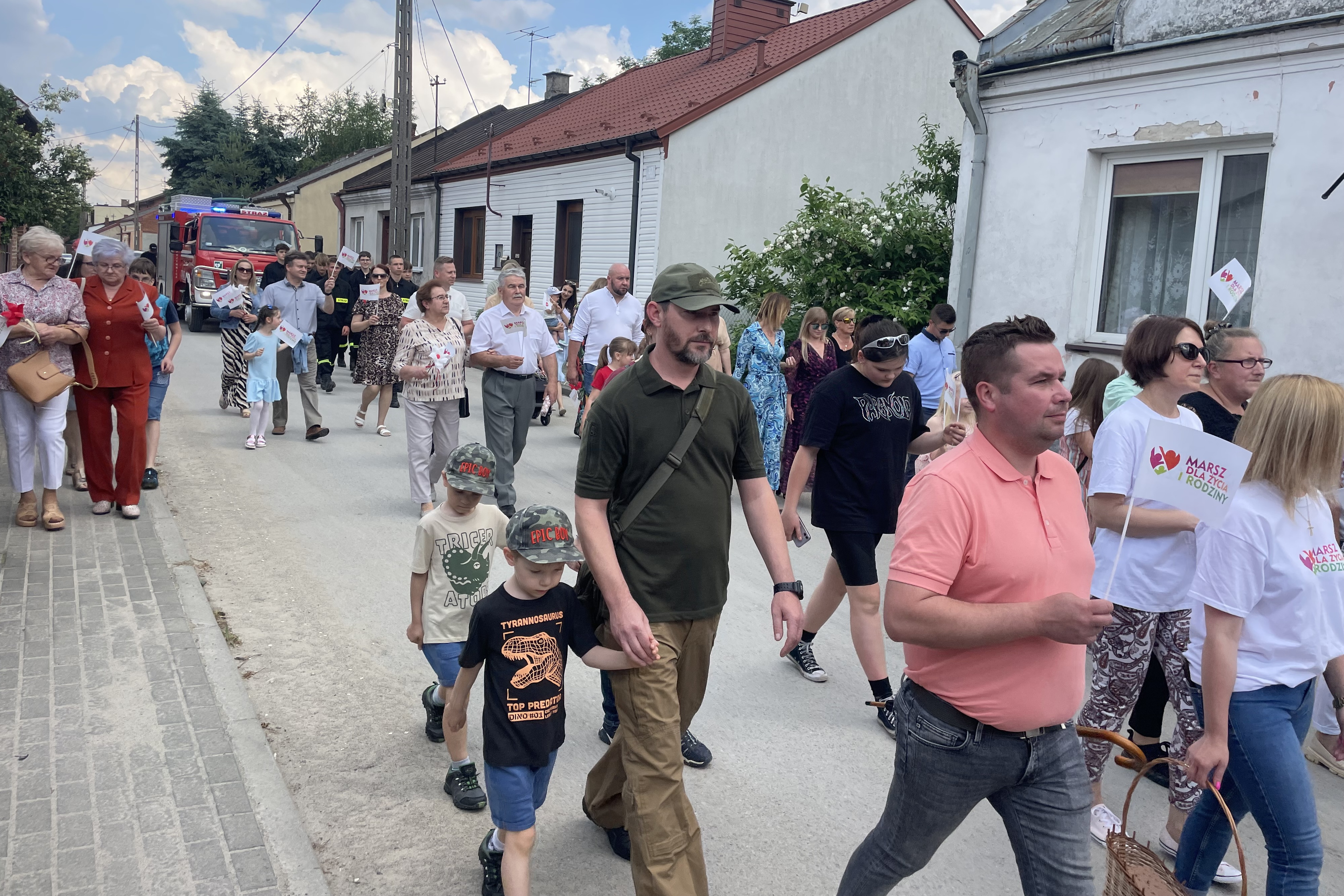 Wyszli na ulice, by promować rodzinne wartości