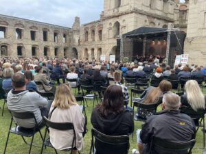 24.06.2023. Zamek Krzyżtopór w Ujeździe. Gala operetkowo-musicalowej. / Fot. Grażyna Szlęzak - Radio Kielce