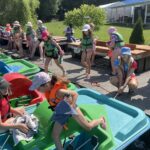 26.06.2023. Cedzyna. Letnie półkolonie zorganizowane przez Świętokrzyskie Wodne Ochotnicze Pogotowie Ratunkowe / Fot. Iwona Murawska-Bujnowicz - Radio Kielce