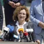 19.06.2023. Kielce. Przekazanie wsparcia dla strażaków-ochotników z województwa świętokrzyskiego. Na zdjęciu: Agata Wojtyszek - pełnomocnik ostrowieckich struktur PiS / Fot. Jarosław Kubalski - Radio Kielce