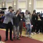 15.06.2023. Kielce. Święto Uniwersytetu Jana Kochanowskiego. Uroczyste posiedzenie Senatu. Wręczenie promocji doktorskich i odznaczeń państwowych / Fot. Jarosław Kubalski - Radio Kielce