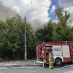 18.06.2023. Kielce. Pożar przy ul. Skrzetlewskiej