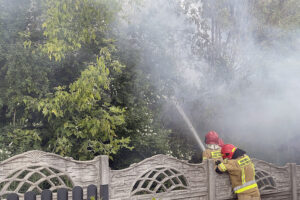 18.06.2023. Kielce. Pożar przy ul. Skrzetlewskiej