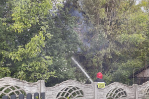 18.06.2023. Kielce. Pożar przy ul. Skrzetlewskiej