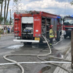 18.06.2023. Kielce. Pożar przy ul. Skrzetlewskiej